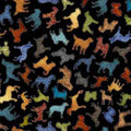 QT Top Dog Silhouette Toss 30581-J Black