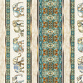 QT Kindred Spirits Elephant Stripe 30672-X