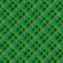QT ST. Paddy's Cheer-Biased Plaid-Green