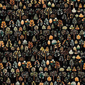 QT BIGFOOT - Trees Black 30996-J
