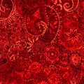 Red Mystique Blender Wideback Cotton Fabric Per Yard