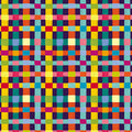 Multi Mingle Check Cotton 44"/45" Fabric Per Yard