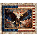 Multi Color 1776 American Eagle Panel 36"x 43"