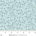 Pale Blue Calico Cotton 44"/45" Fabric Per Yard