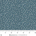 Medium Blue Dots Cotton 44"/45" Fabric Per Yard