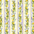 WL Multi Repeating Stripe Lavender Lemonade 39881-615