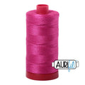 4020 Fuschia Aurifil Cotton 12 WT Large Spool