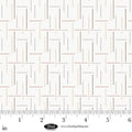 White Lines Sugar Dreams Cotton 44"/45" Fabric Per Yard