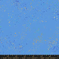 Blue Speckled Metallic Lindley 43"/44" Fabric Per Yard