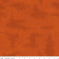 Orange Shabby Autumn Cotton 43"/44" Fabric Per Yard