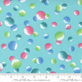 Multi Picnic Pop Awesome Dots Aqua Blue 44"/45" Fabric Per Yard