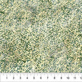 Green And Yellow Weave Changes In Seasons Cotton Batik 44"/45" Fabric Per Yard