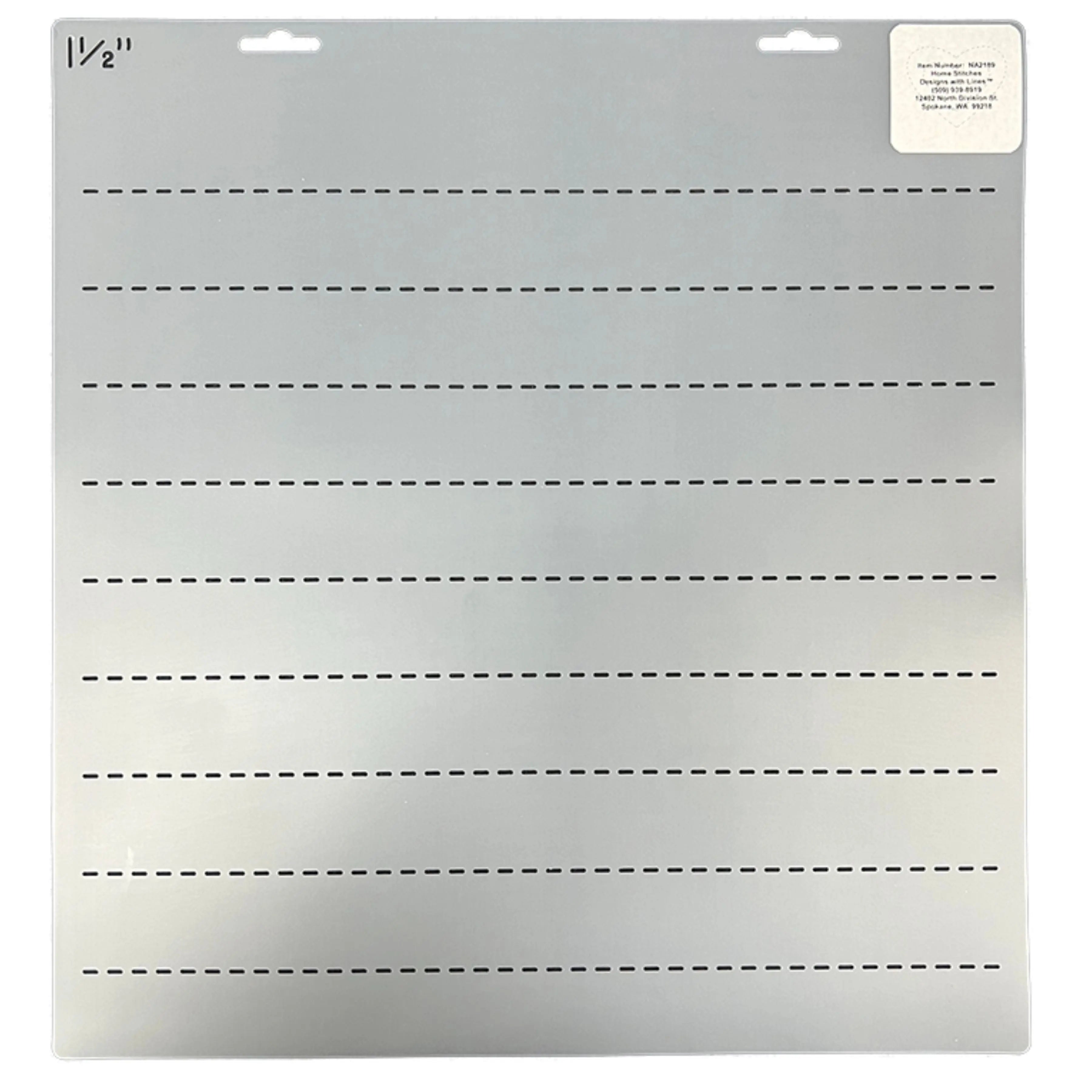 2189 1 1/2" Straight Lines 14" Stencil