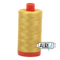 5015 Gold Yellow Aurifil Cotton 50wt Large Spool