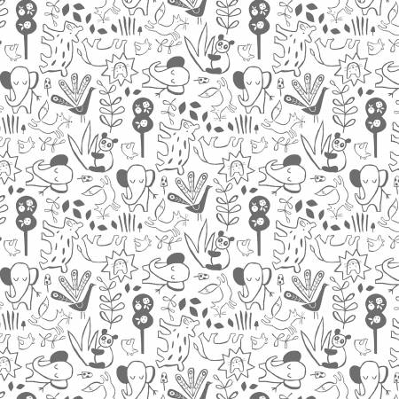 WD Its A Jungle Out There White