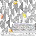 White Head In The Clouds Wideback Cotton Fabric Per Yard