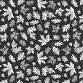 WD Coal Falling Leaves Flannel