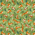 WD Leaf Wild Foxes Green