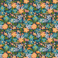 WD Navy Orchard Floral Navy Organic Cotton