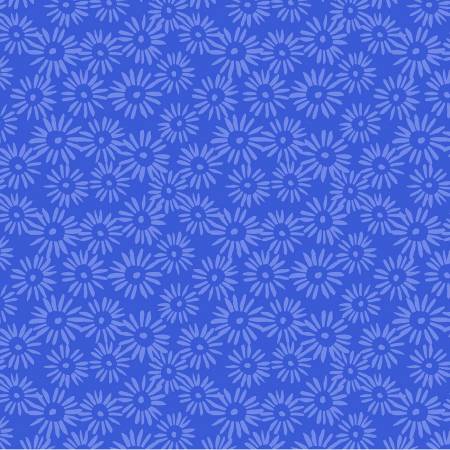WD Cobalt Block Print Daisy