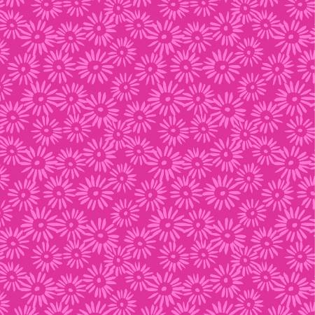 WD Magenta Block Print Daisy