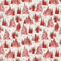 WD Ivory/Red Winter Forest Jolly Christmas