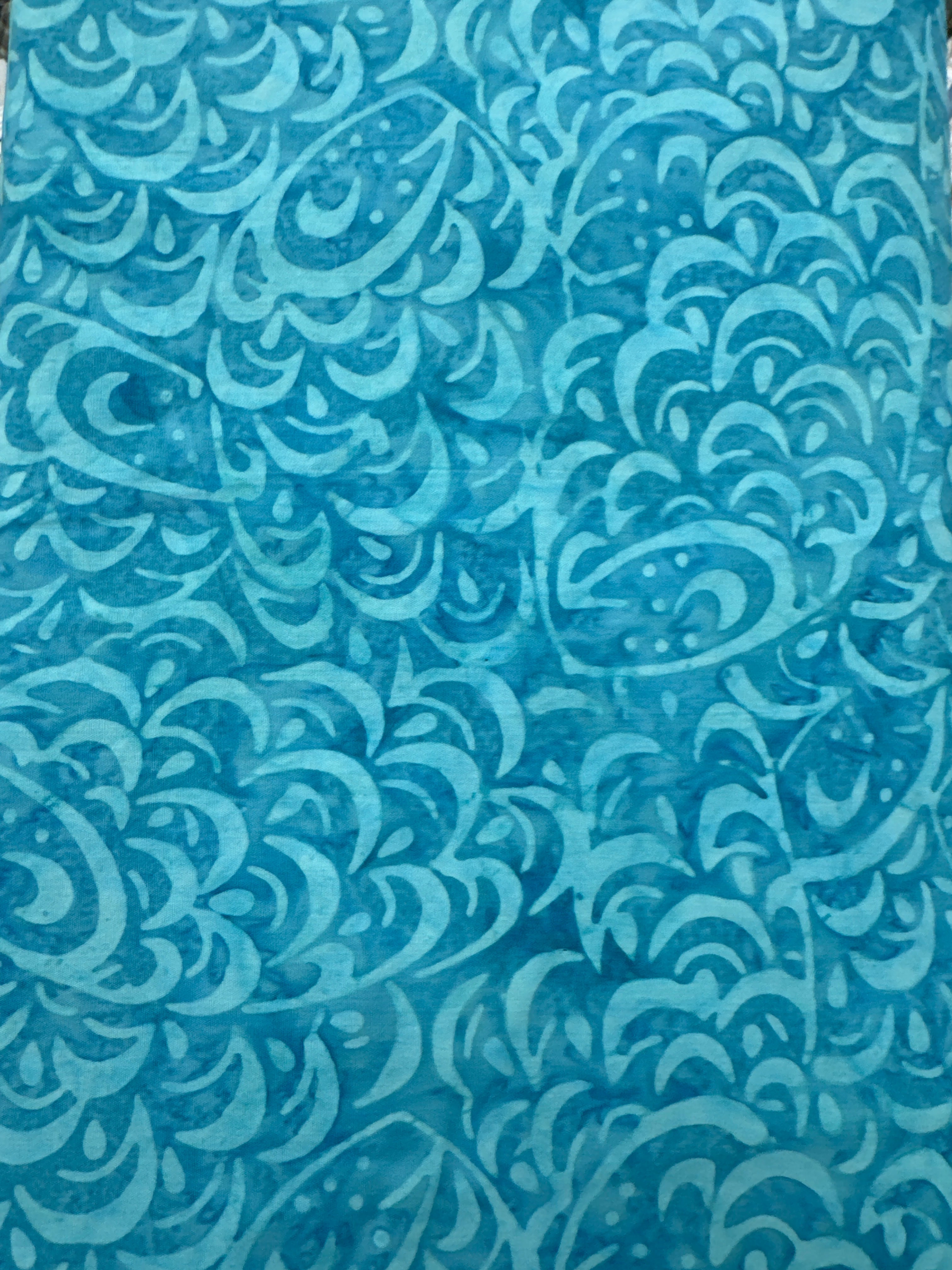 WL Fish Outline Bright Blue