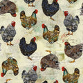 WD BOHO Chick Rustic Chickens 54561D-2