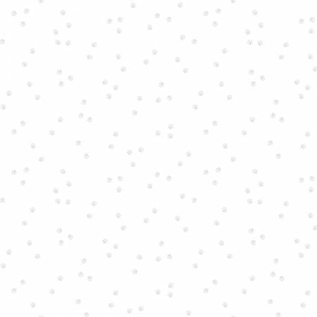 WD White On White Puppy Paws