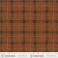 Proper Plaid Currant Cotton 43”/44” Fabric Per Yard