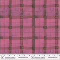 Beetroot Plaid Cotton 43”/44” Fabric Per Yard
