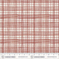 String Theory Plaid Pomegranate Cotton 43”/44” Fabric Per Yard