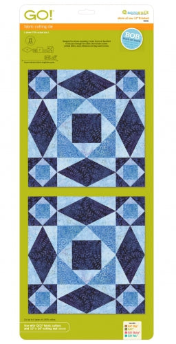 AccuQuilt GO! Storm at Sea 12" Finished