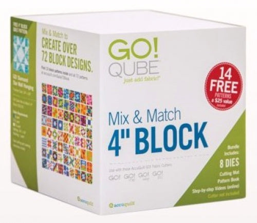 Accuquilt GO! Qube Mix & Match 4" Block #55229