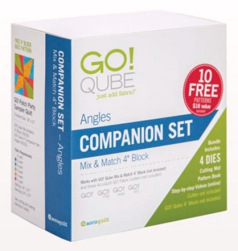 Accuquilt GO! Qube 4" Companion Set Angles #55231