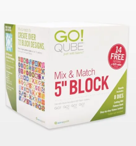 AccuQuilt GO! Qube Mix & Match 5" Block #55567