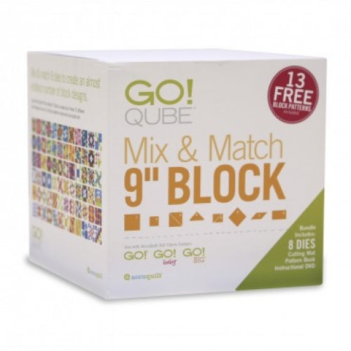 AccuQuilt GO! Qube Mix & Match 9" Block #55777