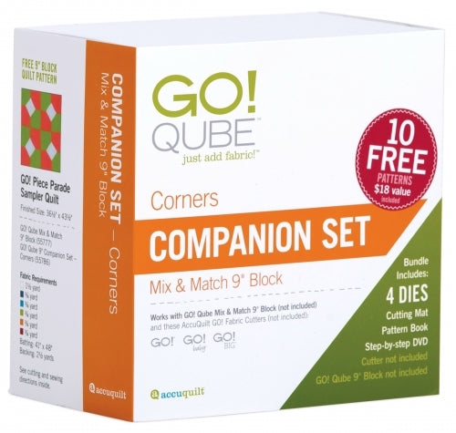 AccuQuilt GO! Qube 9" Companion Set Corners #55786