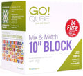 AccuQuilt GO! Qube Mix & Match 10" Block #55797