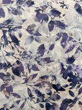 HO Pale Purple Leaves on White