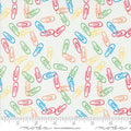 MO Paperclips White Back To School Paper