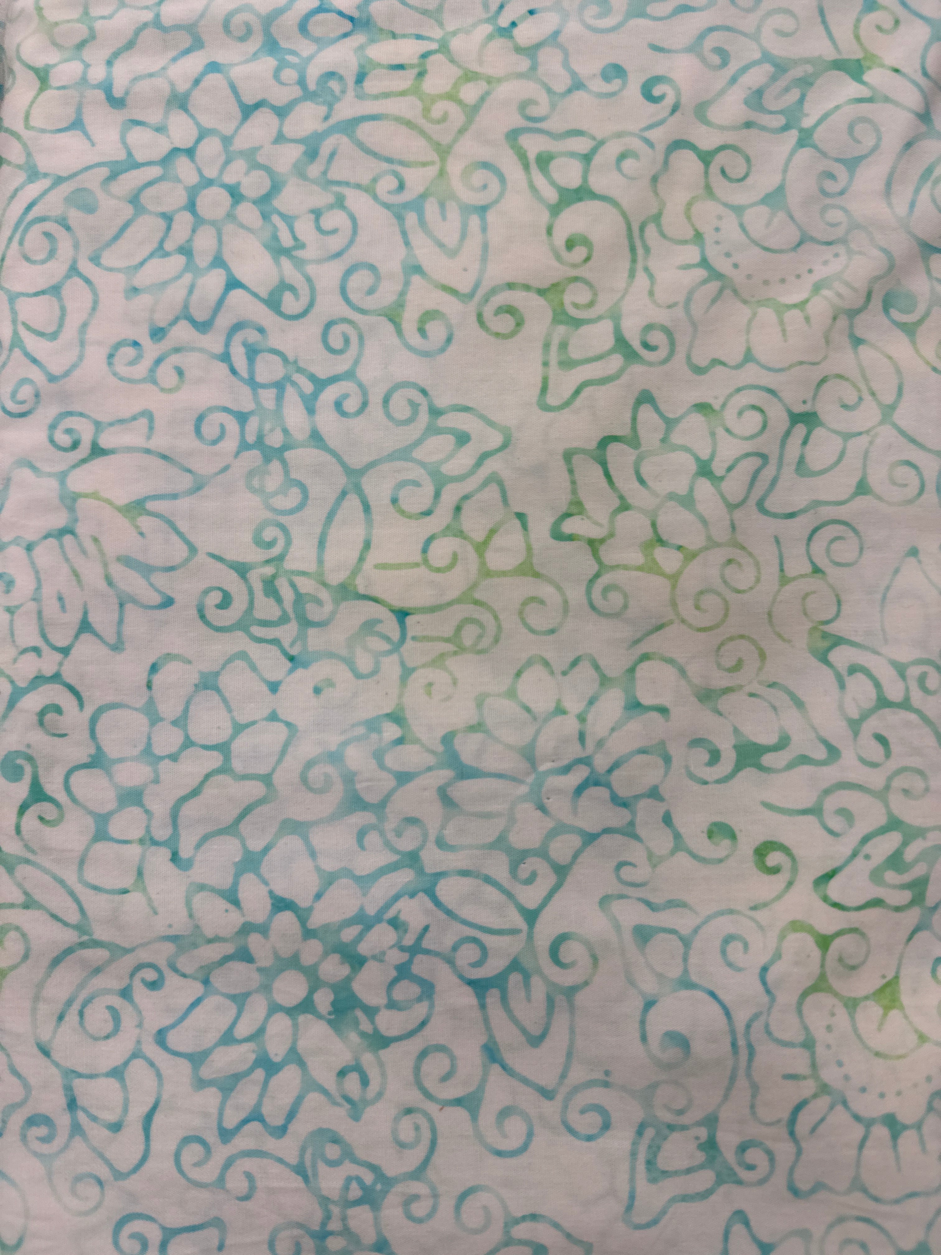 TT Flower Line Art Surf Aqua