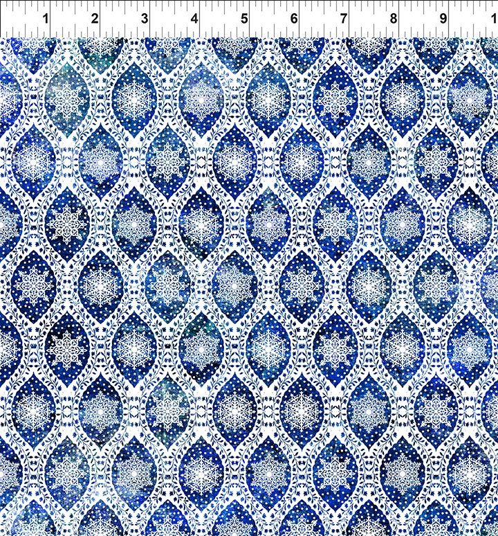ITB Nature's Winter-Snowflake Ogee-Blue