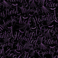 AN Mystery Manor Cryptic Script Purple Moon
