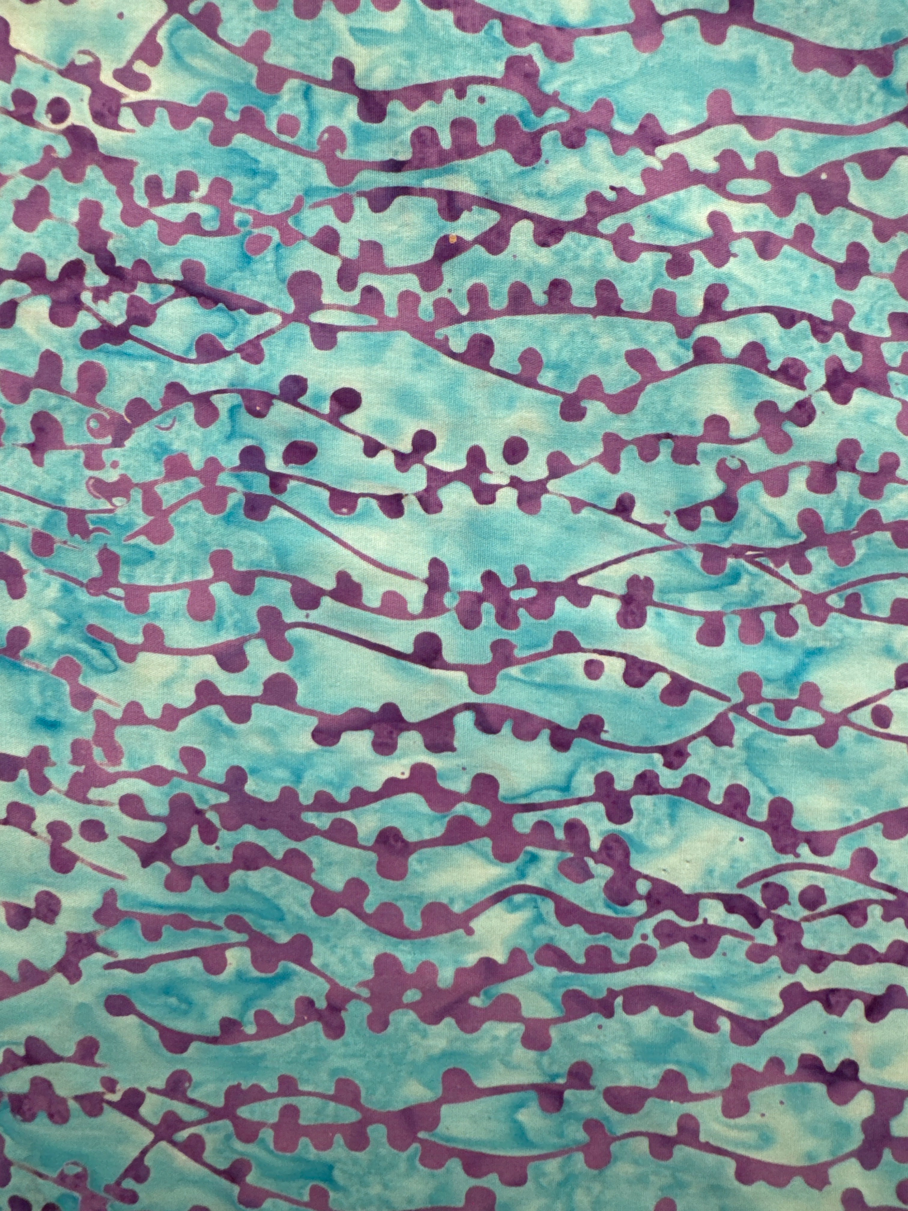 AN Bubble Vine Purple on Blue