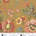 Milk and Honey Yellow Farmer's Daughter 108's Cotton Wideback Fabric Per Yard