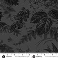 Laundry Basket Quilts Vermont Charcoal 108" Cotton Wideback Fabric per yard