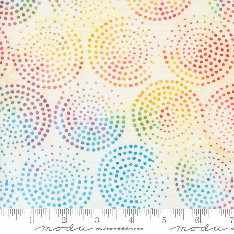 Echo Batiks Rainbow Cream Swirl