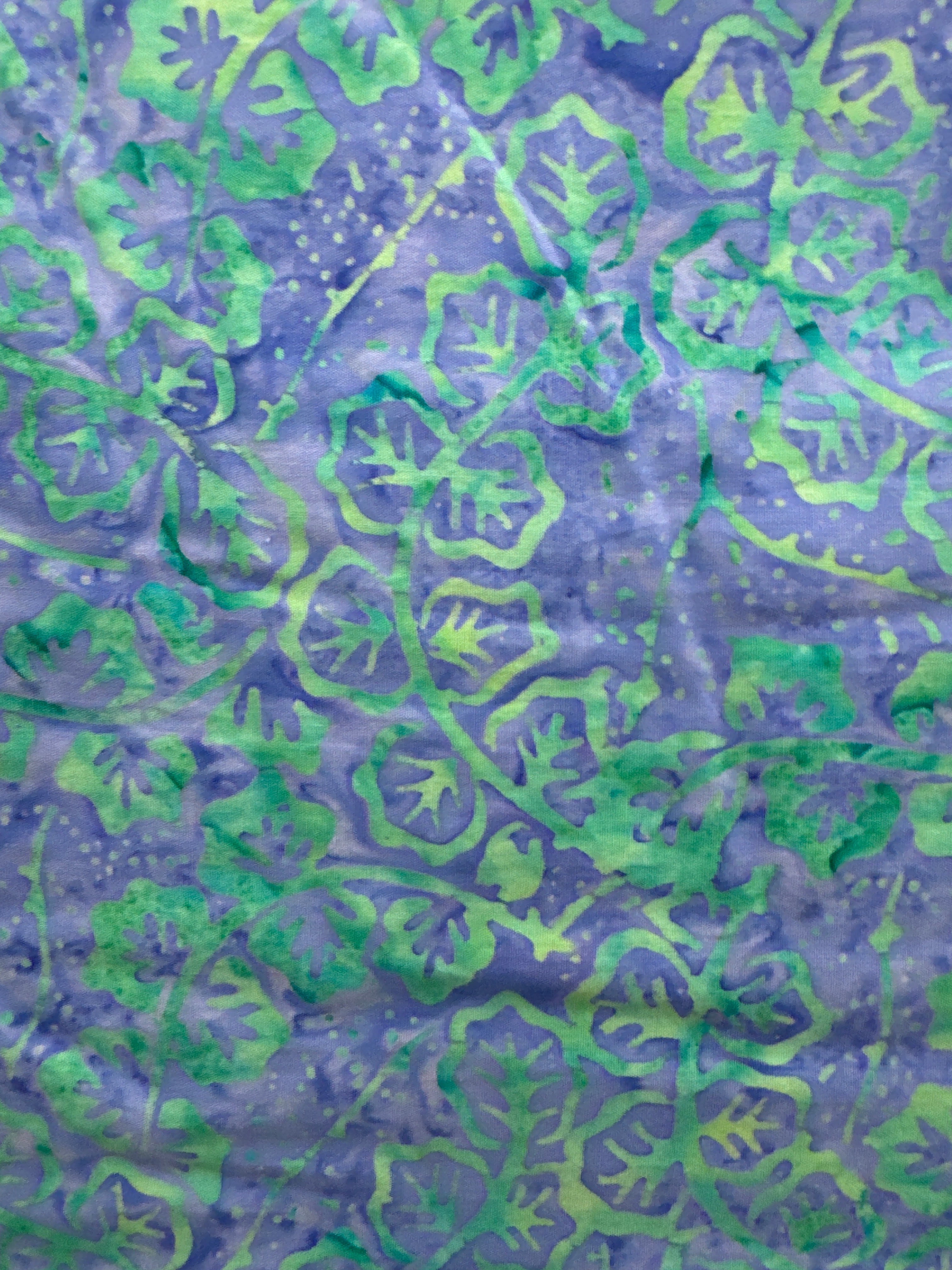 AN Green Vines on Purple