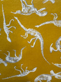 WF Cubby Bear Yellow Dino Flannel